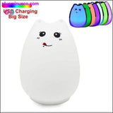 Plus Minus Co Silicone Touch Sensor LED Night Light For Children Baby Kids, view 6