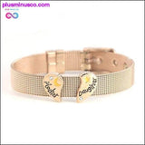 Plus Minus Co Silver & Gold LOVERS SET Mesh Bracelet Stainless Steel, view 3