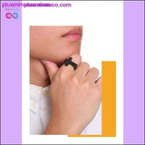 Plus Minus Co Simple Cross Rings for Men Boy Crucifix Gold Black Silver, view 5