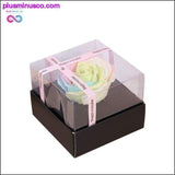 Plus Minus Co Simulation Rose Soap Flower With Ribbon Wedding Souvenir, view 2