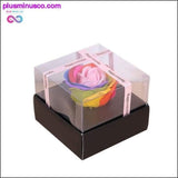 Plus Minus Co Simulation Rose Soap Flower With Ribbon Wedding Souvenir, view 3