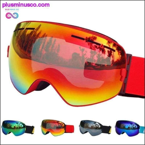 Plus Minus Co Ski Glasses & Snowboarding Goggles Eyewear Double Layers