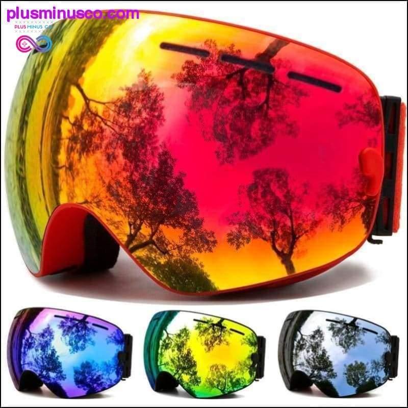 Plus Minus Co Ski Goggles and Winter Snow Sports Snowboard Goggles Eyewear