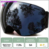 Plus Minus Co Ski Goggles and Winter Snow Sports Snowboard Goggles Eyewear, view 4