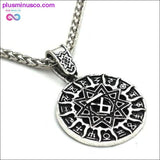 Plus Minus Co Slavic Kolovrat Wheel Amulet Pagan Pendant Necklace Viking, view 2