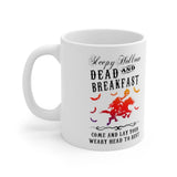Plus Minus Co Sleepy Hollow Coffee Mug, Fall Halloween Mug, Spooky Season Mug, Scary Pumpkin Mug, Dead and Breakfast, Cute Halloween Mug, Hocus Pocus, view 3
