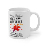 Plus Minus Co Sleepy Hollow Coffee Mug, Fall Halloween Mug, Spooky Season Mug, Scary Pumpkin Mug, Dead and Breakfast, Cute Halloween Mug, Hocus Pocus, view 4