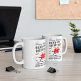 Plus Minus Co Sleepy Hollow Coffee Mug, Fall Halloween Mug, Spooky Season Mug, Scary Pumpkin Mug, Dead and Breakfast, Cute Halloween Mug, Hocus Pocus, view 5