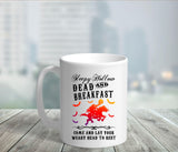 Plus Minus Co Sleepy Hollow Dead And Breakfast Mugs || Pumpkin Patch Halloween Mug || Headless Horseman Sleepy Hollow, view 2