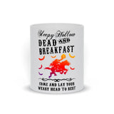 Plus Minus Co Sleepy Hollow Dead And Breakfast Mugs || Pumpkin Patch Halloween Mug || Headless Horseman Sleepy Hollow, view 4