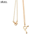 Plus Minus Co Dopamine Molecule Necklaces Chemical Formula Necklace Fashion Women Serotonin Structure Formula Pendant Graduation Gifts, view 5
