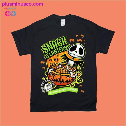 Plus Minus Co Snack O' Lanterns T-Shirts