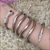 Plus Minus Co Snake Shaped Bracelet, view 3