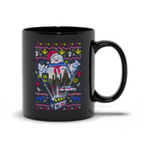 Plus Minus Co Snowman Black Mugs, I melt for you, Cute Snowman Mug – Delightful Snowman Mug – Great Holiday Gift,Feeling A Little Frosty, view 2