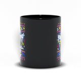 Plus Minus Co Snowman Black Mugs, I melt for you, Cute Snowman Mug – Delightful Snowman Mug – Great Holiday Gift,Feeling A Little Frosty, view 3