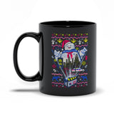 Plus Minus Co Snowman Black Mugs, I melt for you, Cute Snowman Mug – Delightful Snowman Mug – Great Holiday Gift,Feeling A Little Frosty, view 5