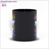 Plus Minus Co Snowman Black Mugs, view 4