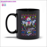 Plus Minus Co Snowman Black Mugs, view 5
