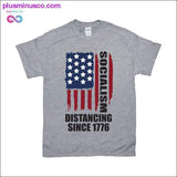 Plus Minus Co socialism distancing T-Shirts, view 2