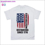 Plus Minus Co socialism distancing T-Shirts, view 3