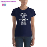 Plus Minus Co Some Girls like to wear Bow Real one Shoot them Women's, view 4