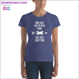 Plus Minus Co Some Girls like to wear Bow Real one Shoot them Women's, view 6