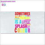 Plus Minus Co Sometimes all you need is a little splash of Colour Desk, view 3