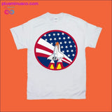 Plus Minus Co Space Shuttle | American Flag T-Shirts, view 2
