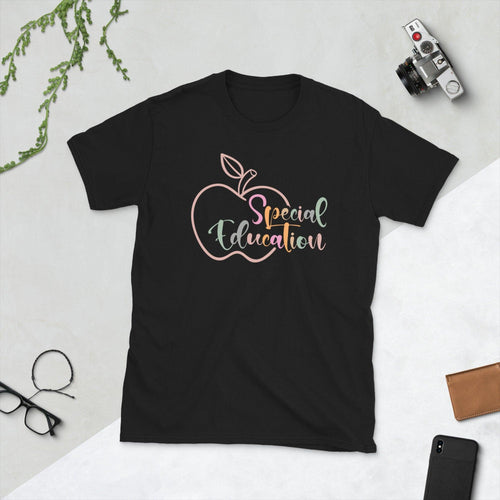 Plus Minus Co Special Education Shirts Unisex Teacher Life Love T-Shirt Inspirational Educator Shirt