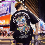Plus Minus Co Special Japanese Tide brand short-sleeved men and women, view 3