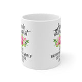 Plus Minus Co Speech Therapist Because badass miracle worker is not an official title Mugs, Coffee mug, Cute mug, Speech pathology, Speech therapist, view 3