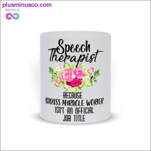 Plus Minus Co Speech Therapist Mugs