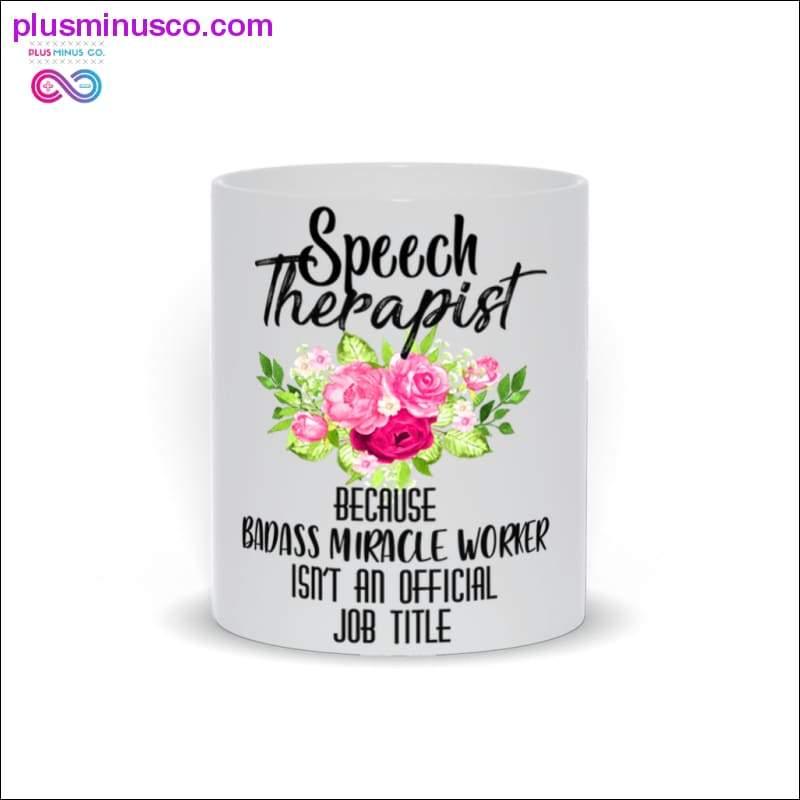 Plus Minus Co Speech Therapist Mugs