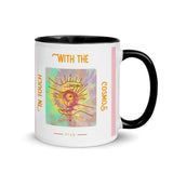 Plus Minus Co Spiritual  Mug Yin Yang  In Touch with Cosmos Star- Material - Spiritual Mug with Color Inside, view 3