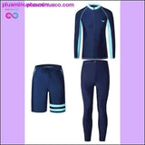 Plus Minus Co Sport Swimwear Women's 5 Pieces+ Men's 3 Pieces Long Sleeves, view 2