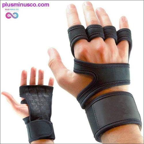 Plus Minus Co Sports Half Finger Fitness Gloves Dumbbell Wear Yoga Riding