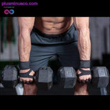 Plus Minus Co Sports Half Finger Fitness Gloves Dumbbell Wear Yoga Riding, view 5