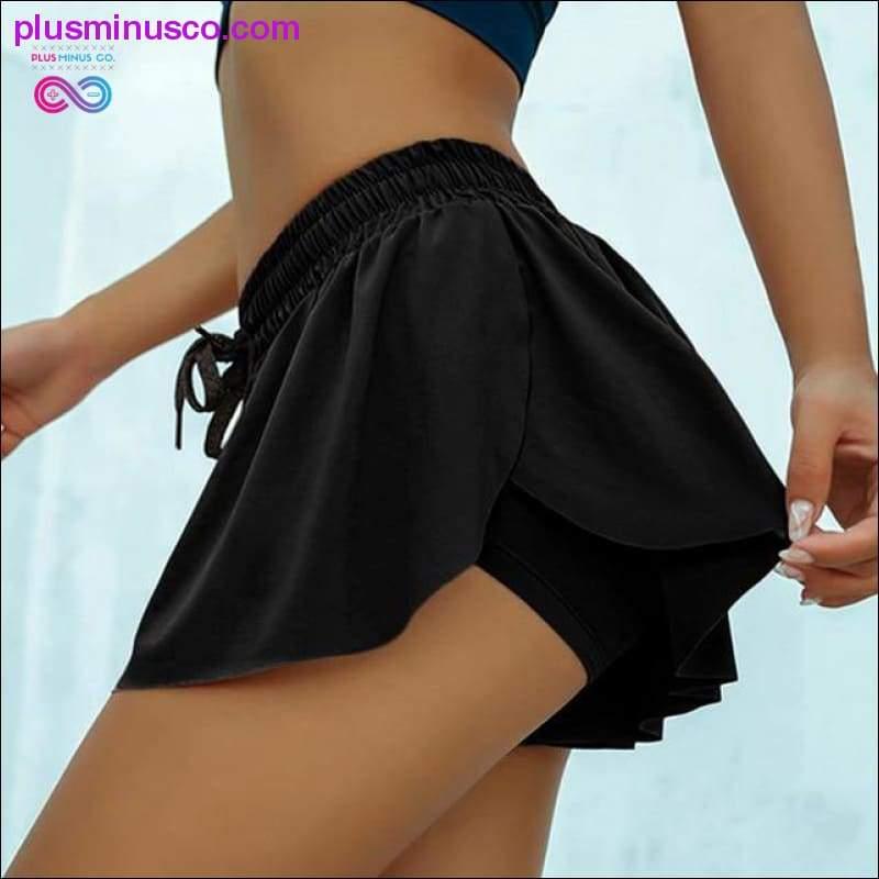 Plus Minus Co Sports Skirts Women's High Waist Pleated Short Dress