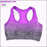 Plus Minus Co Sports yoga High Stretch Breathable Bra Top Fitness Women, view 4