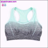 Plus Minus Co Sports yoga High Stretch Breathable Bra Top Fitness Women, view 5