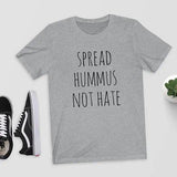 Plus Minus Co Spread Hummus Not Hate T-Shirt Top Tee Shirt Vegan Vegetarian Perfect Gift Funny Vegan Shirt, view 3