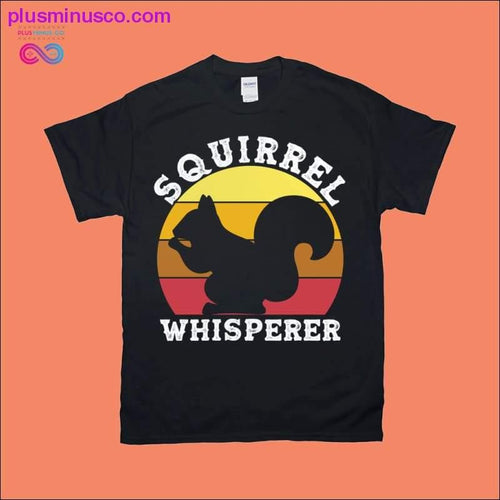 Plus Minus Co Squirrel Whisperer | Retro Sunset T-Shirts