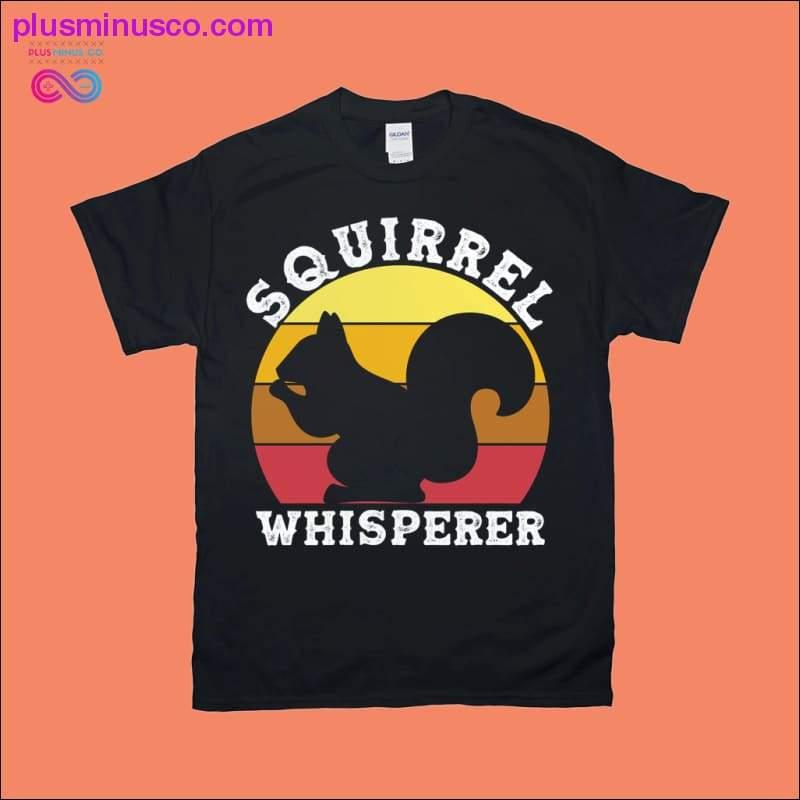 Plus Minus Co Squirrel Whisperer | Retro Sunset T-Shirts