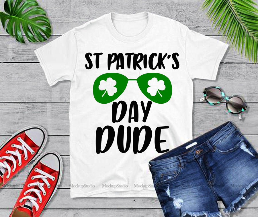 Plus Minus Co St. Patrick'S Day Dude T-Shirts