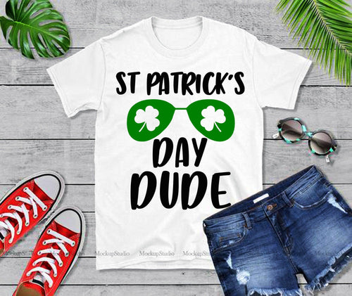 Plus Minus Co St. Patrick'S Day Dude T-Shirts