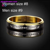 Plus Minus Co Stainless Steel Couple Rings For Women Men's Wedding Ring, view 2