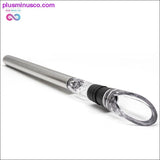 Plus Minus Co Stainless Steel Ice Wine Chiller Stick With Wine Pourer Wine, view 6