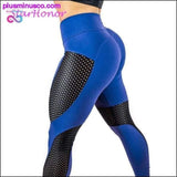 Plus Minus Co StarHonor Women Elastic Sport Leggings Fitness Net Yarn, view 4