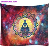 Plus Minus Co Starry Night Galaxy Decor Psychedelic Tapestry Wall Hanging, view 3