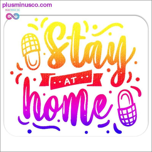 Plus Minus Co Stay at Home Mousepads